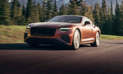 Bentley Continental GT driving
