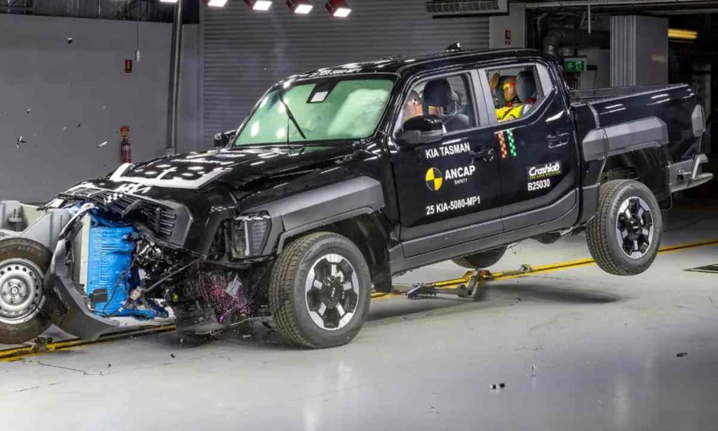 SA-Bound Kia Tasman Bakkie Awarded 5-Star ANCAP Safety Rating