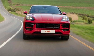 Porsche Cayenne GTS Coupé driving