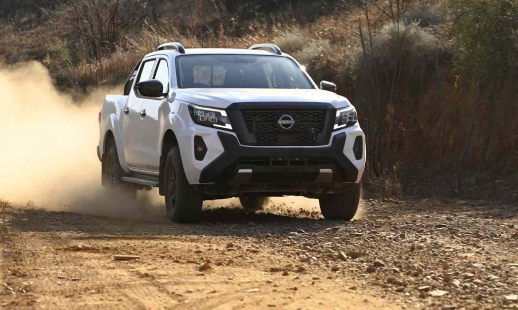 Nissan Navara Stealth driving